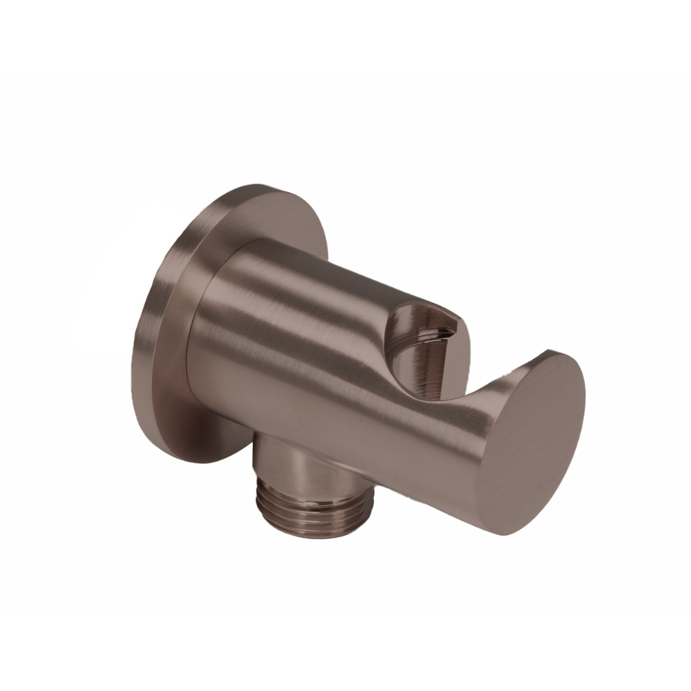 JTP Vos Brushed Bronze Shower Water Outlet Elbow Cut Out